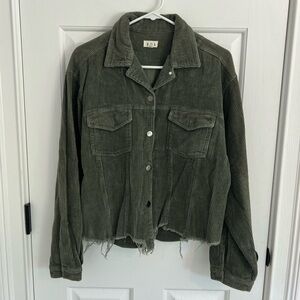 GREY BANDIT: corduroy green jacket
